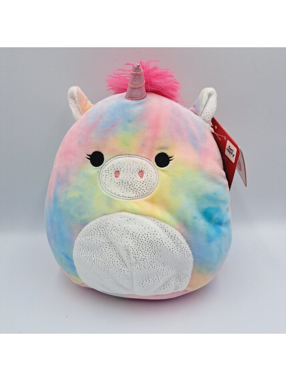 Unicorn Squishmallow Tie Dye Rainbow 8inch Esmeralda Plush Kawaii Magical